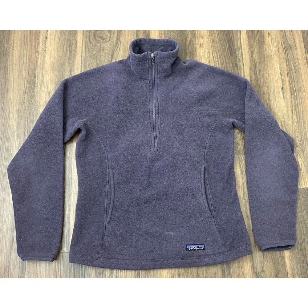 VTG Women Patagonia Synchilla 1/2 zip fleece pullover sweater, S - Picture 1 of 6